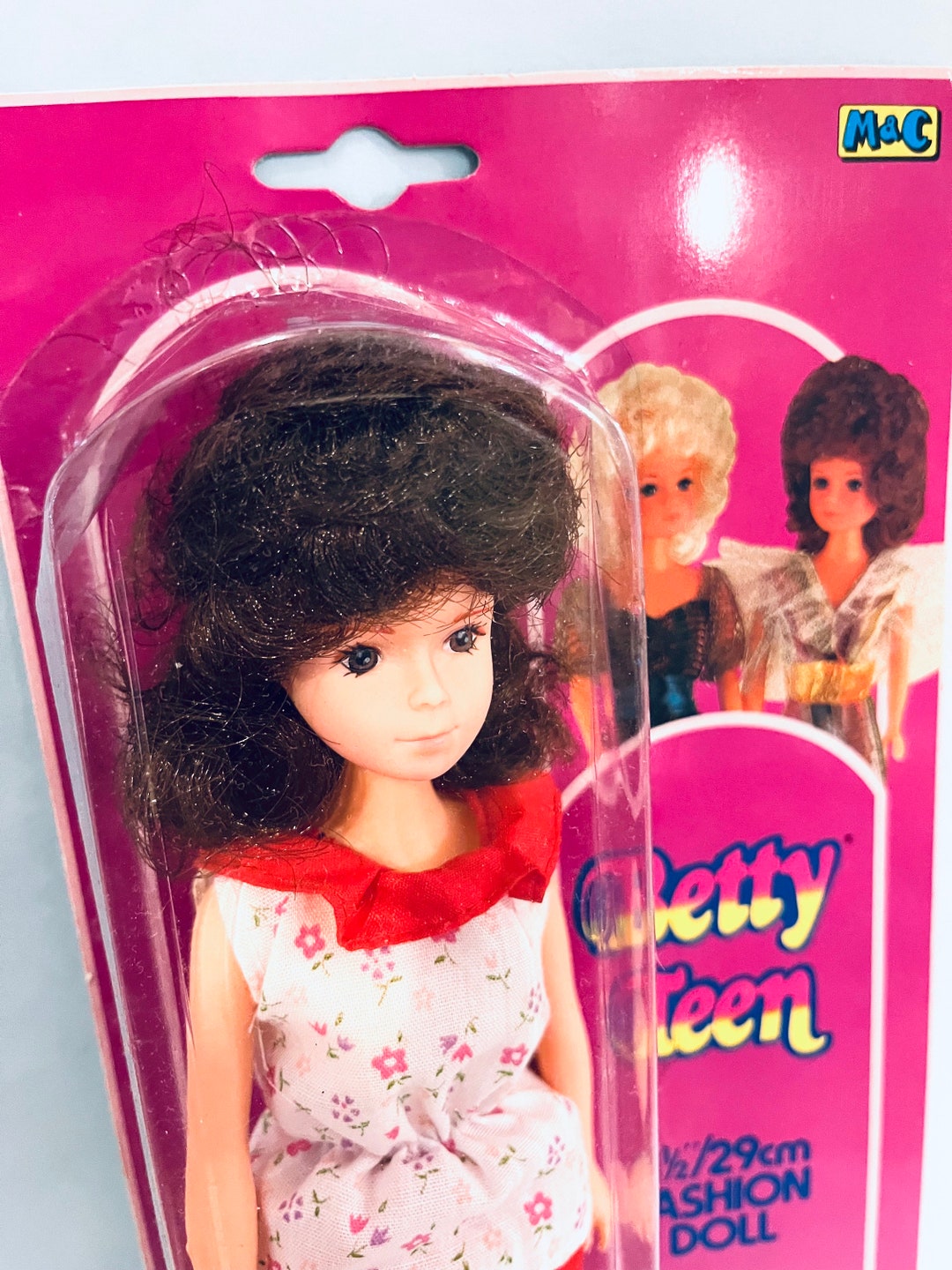 1990s Vintage Betty Teen Doll on Original Card MOC Barbie Clone