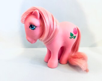 1980s Vintage My Little Pony G1 SELTEN rar Alternative Geburtsblume | Juni | Rose | Hasbro | Nirwana | Pony | Seltene Variante | Geburtstags-Pony |