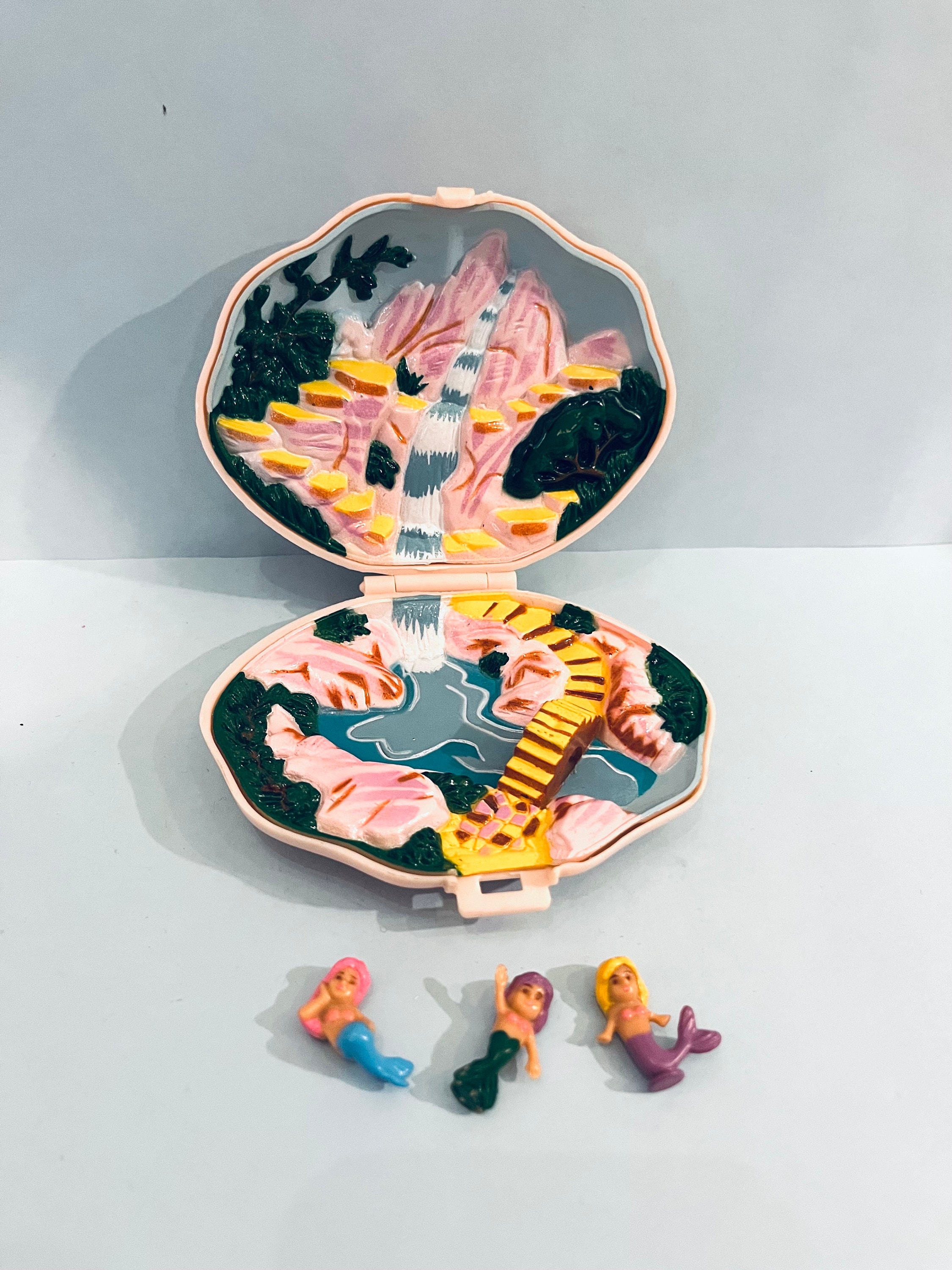 1990s Vintage RARE Polly Pocket KO Clone Sea Shell Compact