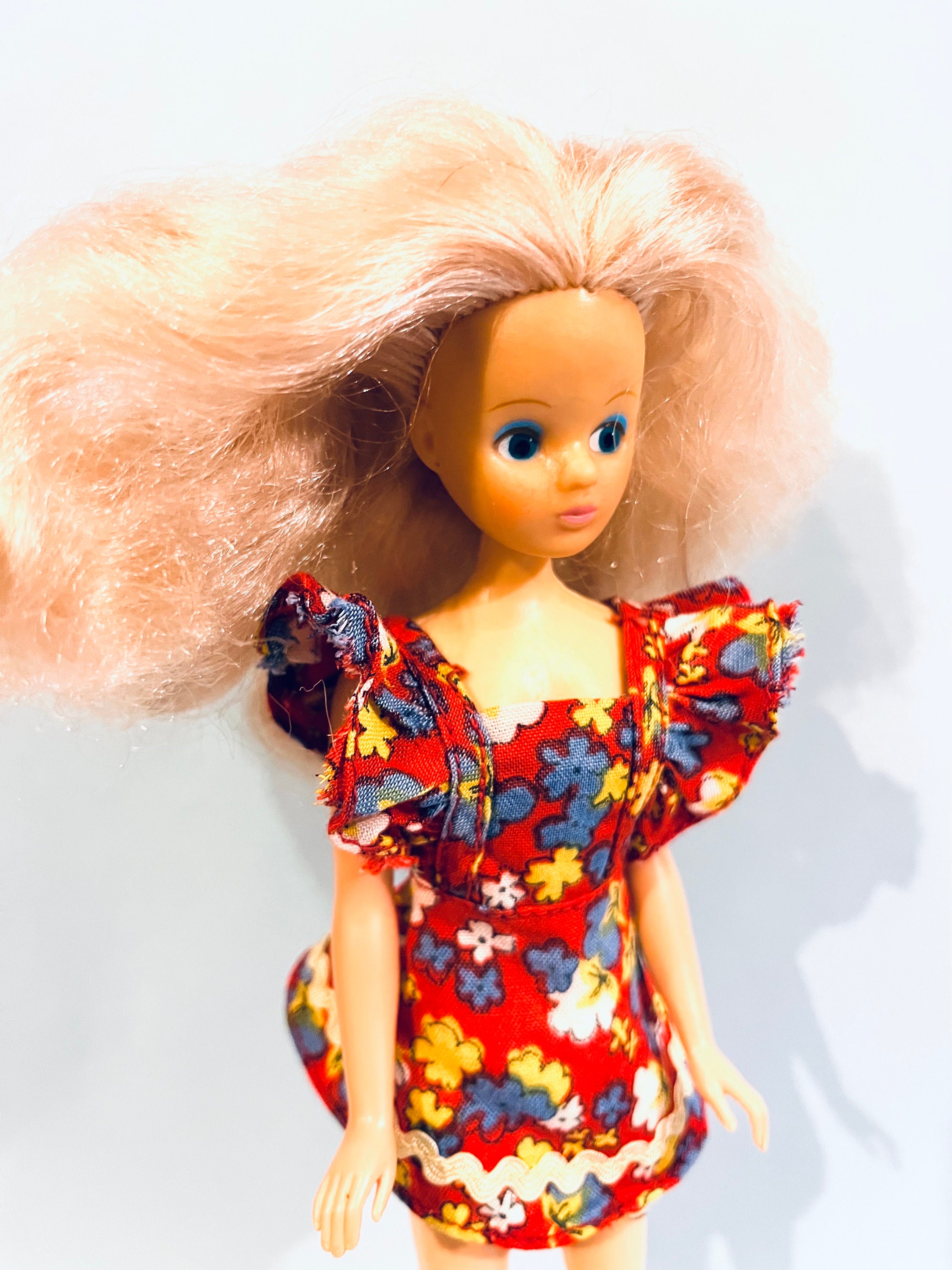 1970s Vintage Daisy Mary Quant Doll Original Outfit Fixed Legs