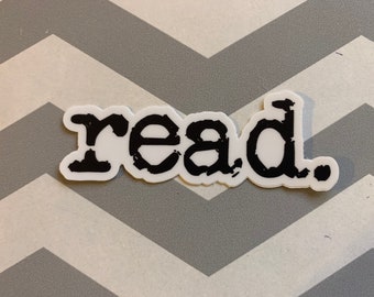 Download Read Book Stickers Etsy