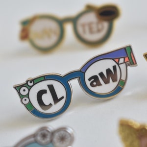 Buzz Glasses Enamel Pin