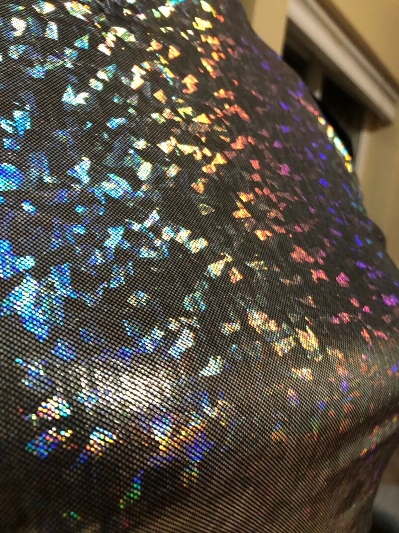 Holographic one piece swimsuit