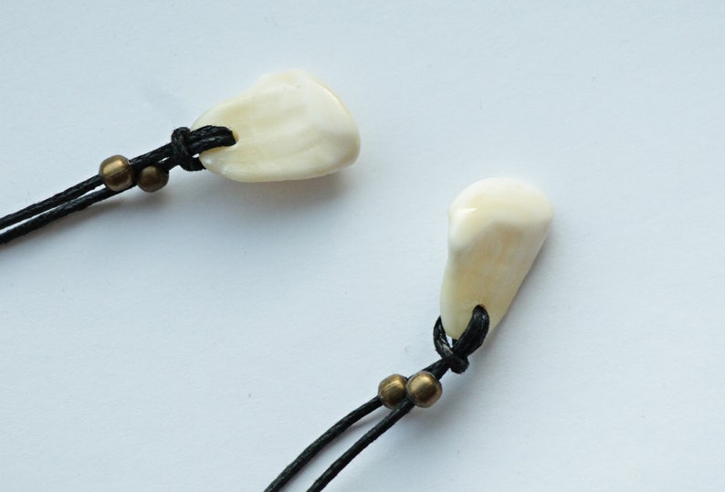 Pendant of Red Deer fang .