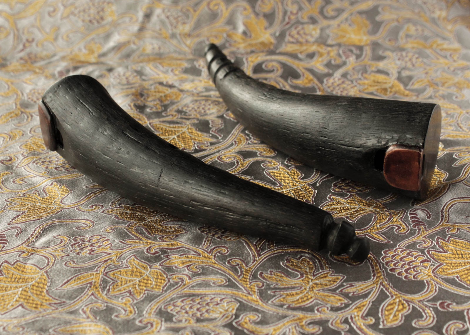 A flute made from the horn of a Mongolian grunting bull . Etsy