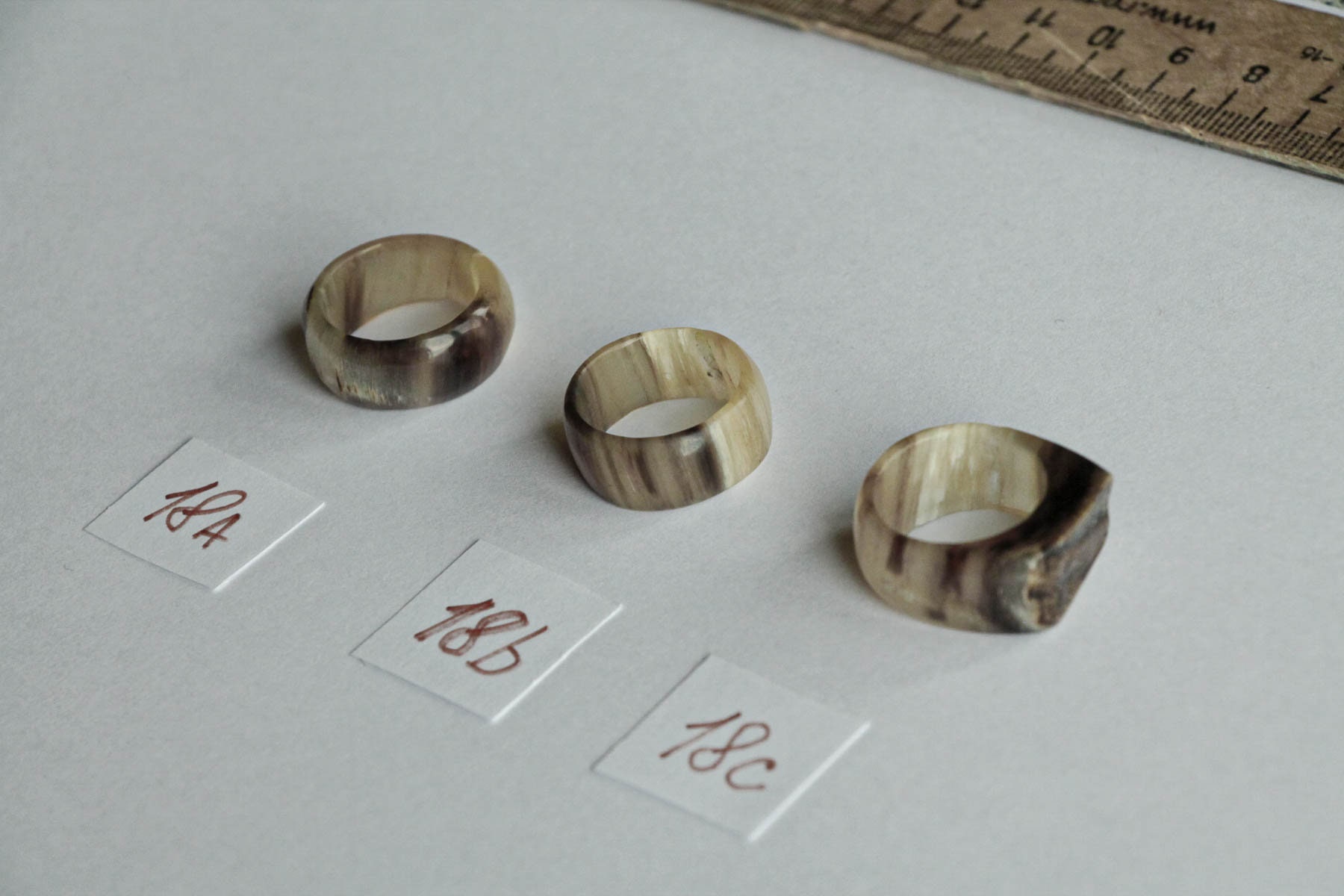 Real horn ring 2.Handmade . Size 8 Etsy