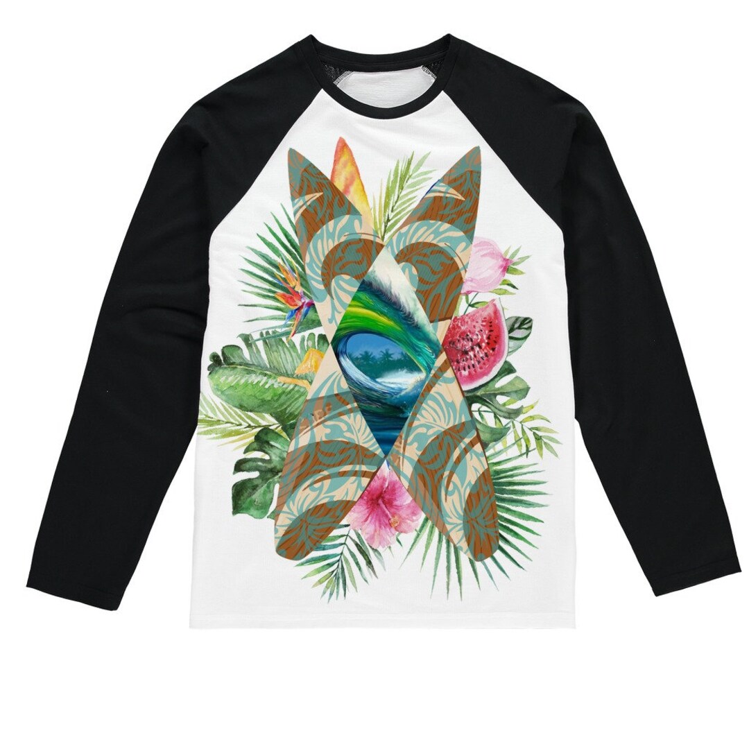 Tropical Boards Long Sleeve T-shirt - Etsy