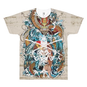 Dragon&#39;s Bane Short sleeve sublimation wrap men’s t-shirt
