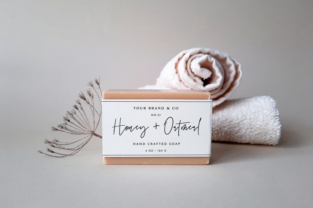 Printable Soap Label Template, Modern Soap Packaging, Editable Soap ...