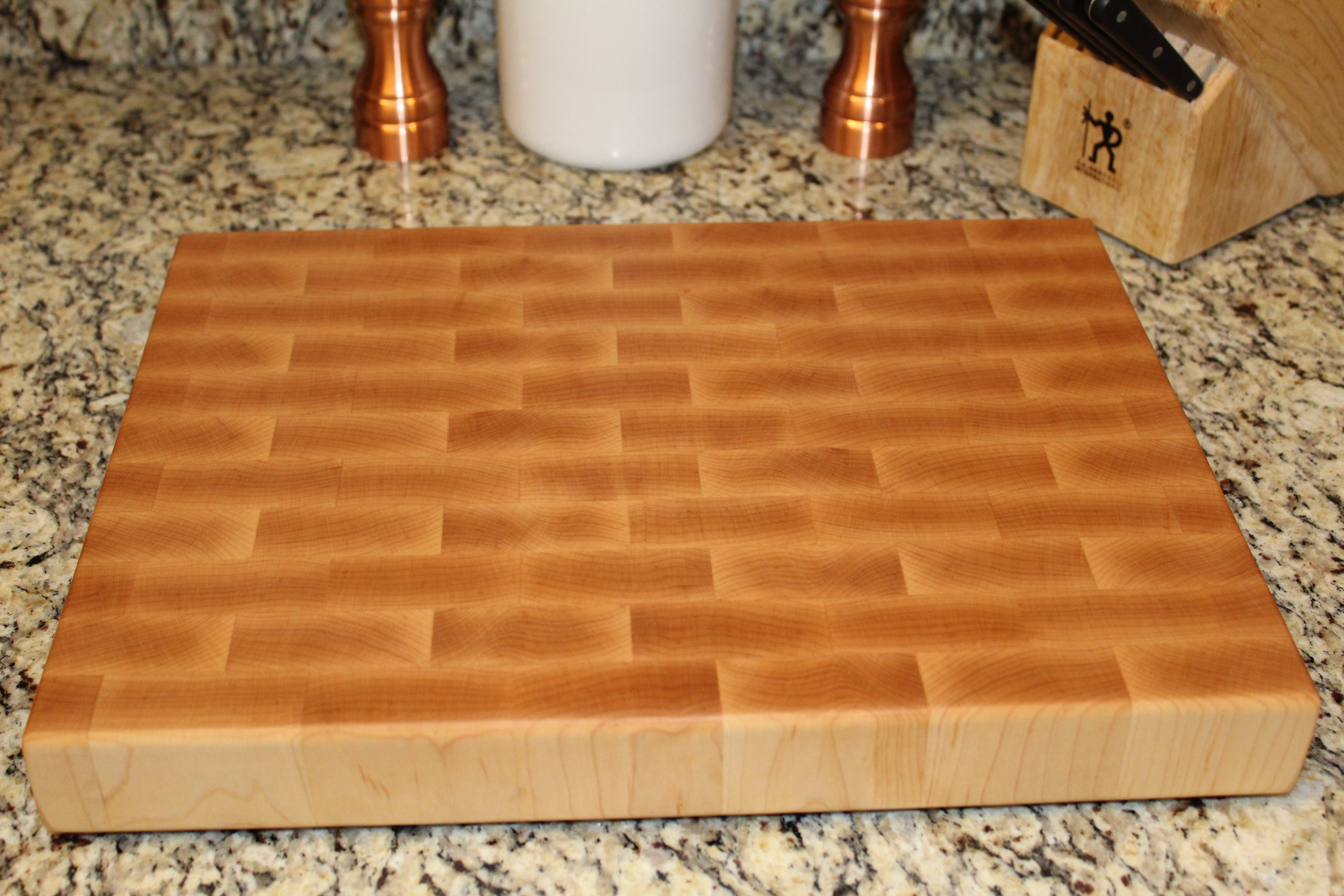 Tabla de corte de grano de extremo de madera de arce | Etsy