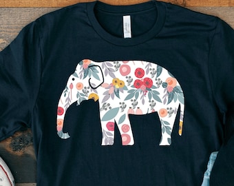 Camisa de elefante, amante de los elefantes, camiseta de elefante, camisa de niños elefante, camisa de amante de los animales, linda camisa de elefante, camisa de elefante para hombres