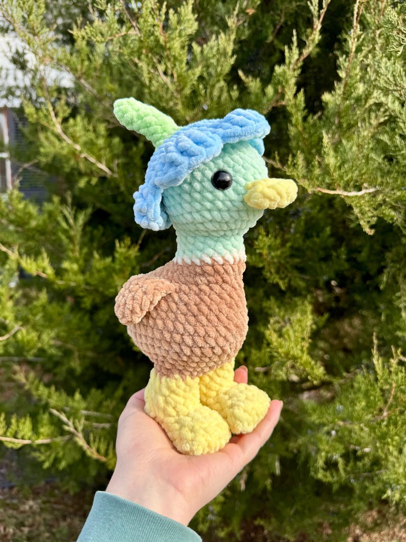 Virkat fågelmönster med amigurumi: Gås, Duva, Gräsand (PDF-mönster) bild 4