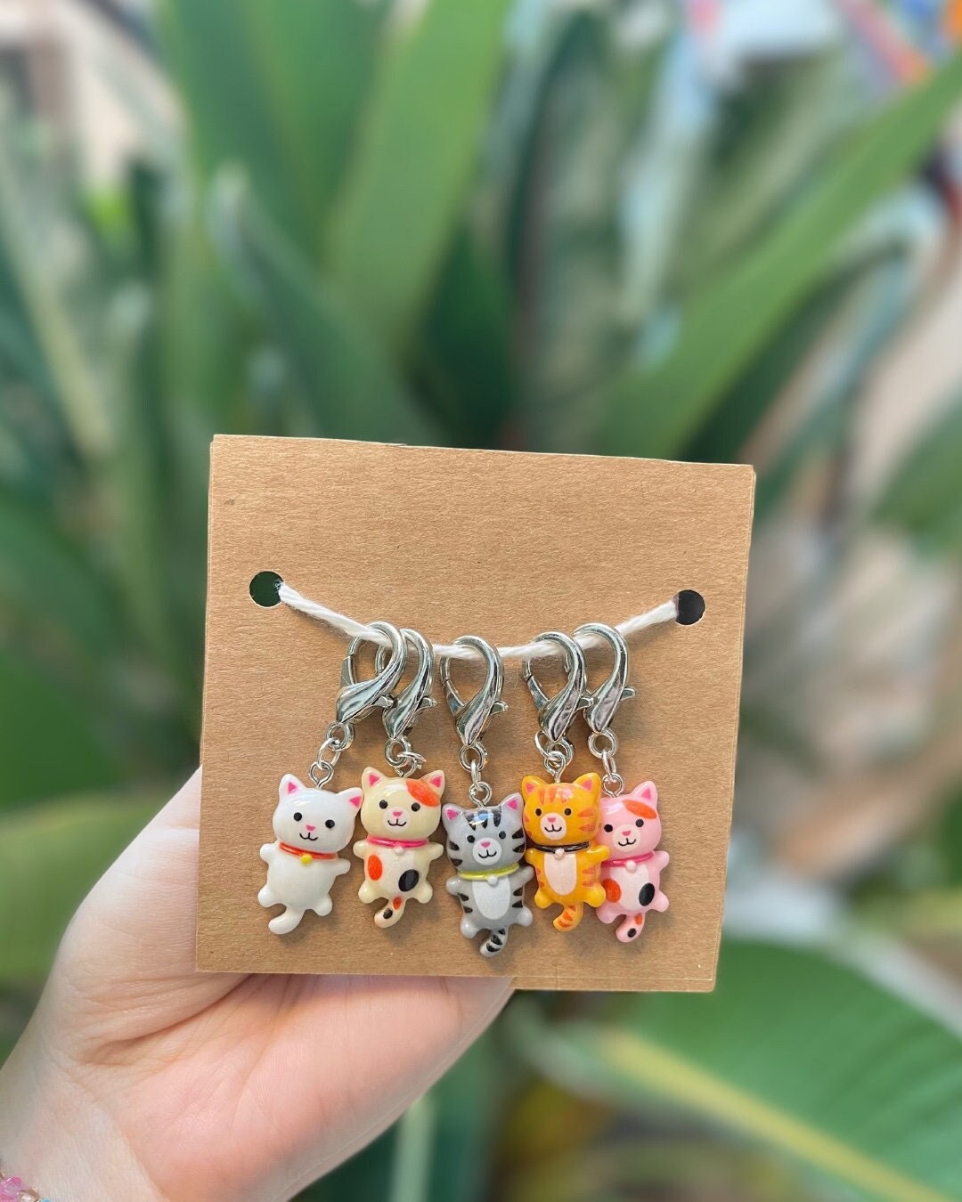 Cat Crochet Stitch Markers Knit Stitch Marker Cute Stitch Marker