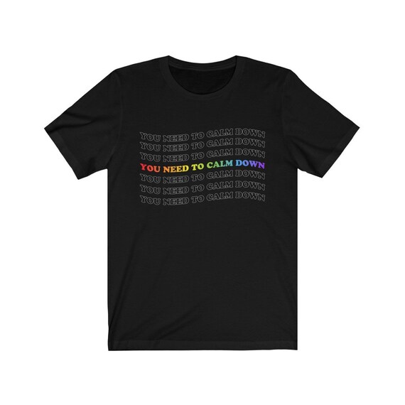 You Need to Calm Down Taylor Swift Lyrics Unisex T shirt Swiftie