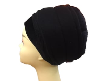 Versatile No Slip Hijab Tichel Chemo Turban Bobo Shaper Volumizer with Extra Volume Strip