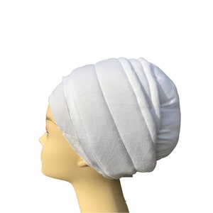 Versatile No Slip Hijab Tichel Chemo Turban Snood Underscarf Volumizer with Extra Volume Strip