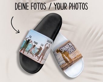 Your bathroom slippers according to your own design! | Design your bad album with your templates| Personalized photo gift!