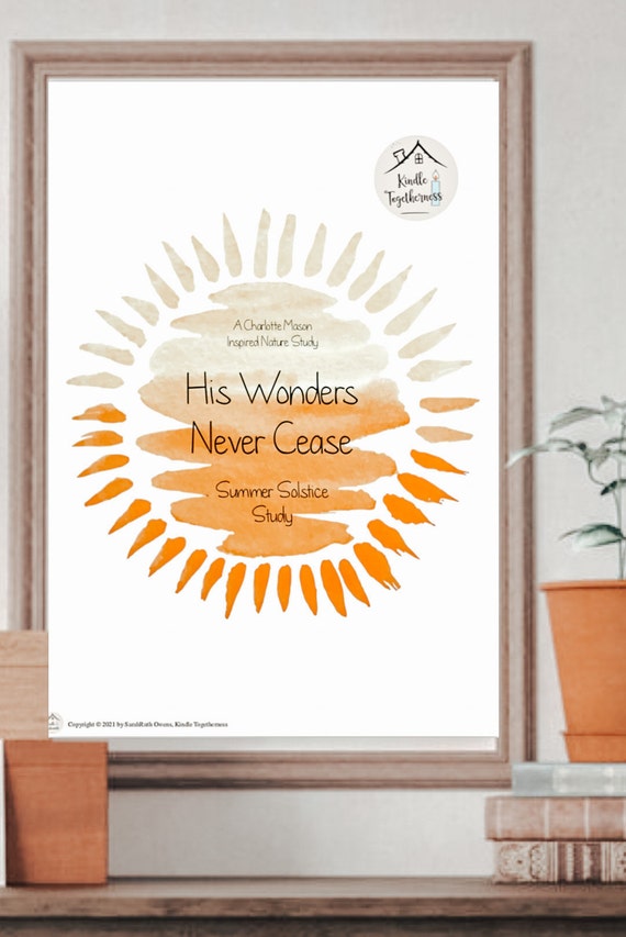 his wonders never cease summer solstice nature study nature etsy