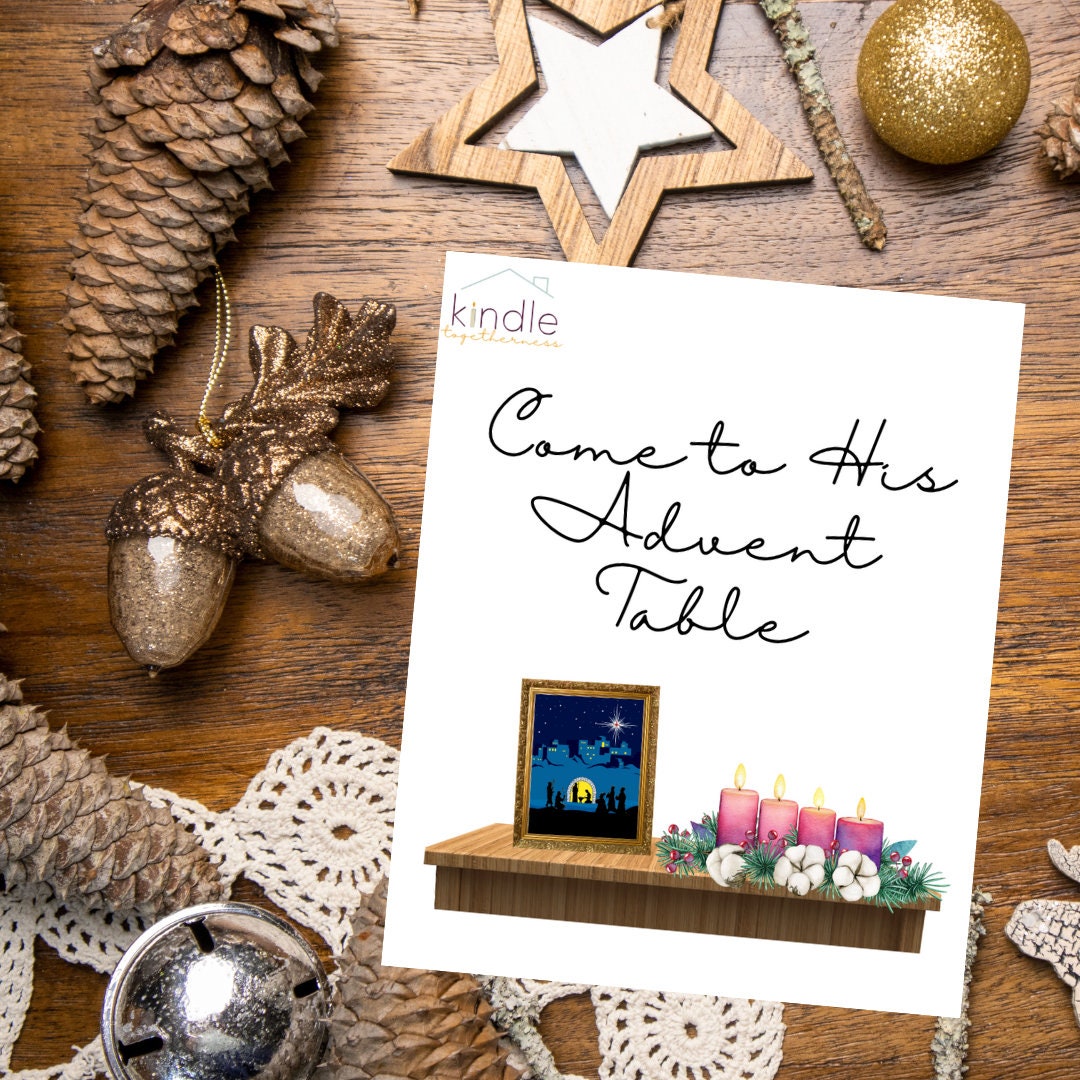 Family Advent Study: Christmas Devotional, Carols, Recipes (PDF ...