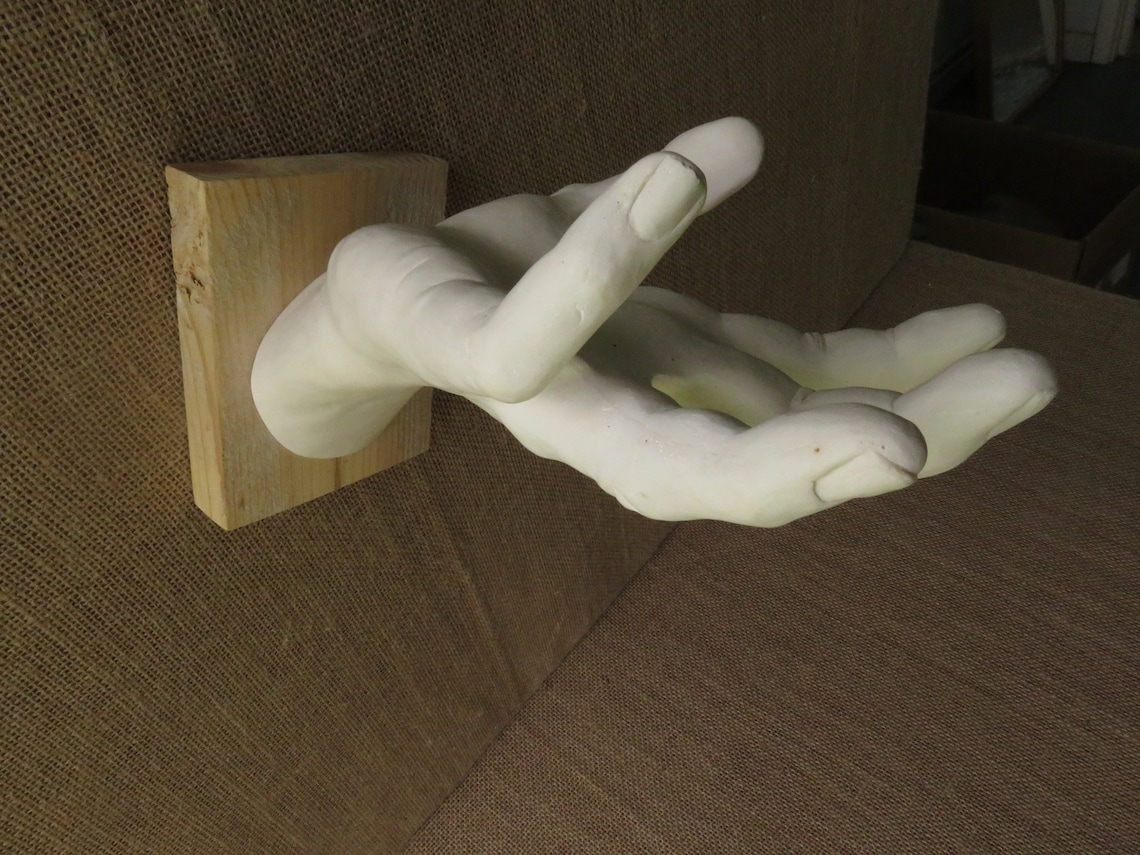 Wallmounted Hand Etsy
