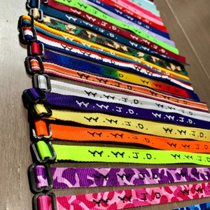 50 WWJD What Would Jesus Do Woven Bracelets Wristbands New Colors Bulk Lot Christian Religious Jewelry Genuine Quality Seller Prayer Bands image 2