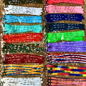 50 WWJD What Would Jesus Do Woven Bracelets Wristbands New Colors Bulk Lot Christian Religious Jewelry Genuine Quality Seller Prayer Bands zdjęcie 9