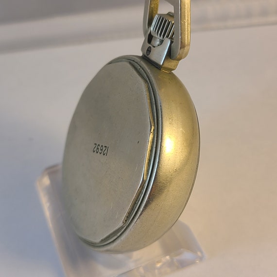 Antique very rare railroad pocket watch, Elgine T… - image 2