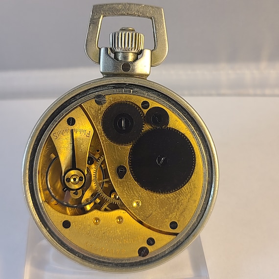 Antique very rare railroad pocket watch, Elgine T… - image 3