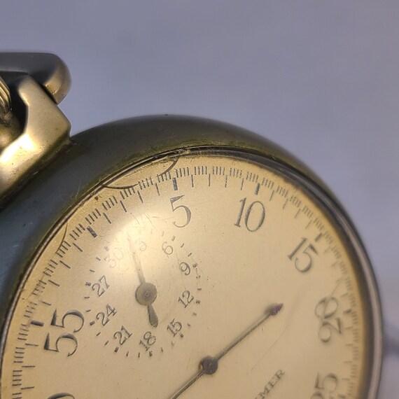 Antique very rare railroad pocket watch, Elgine T… - image 7