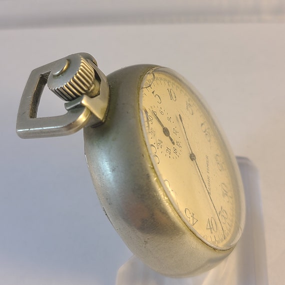 Antique very rare railroad pocket watch, Elgine T… - image 6