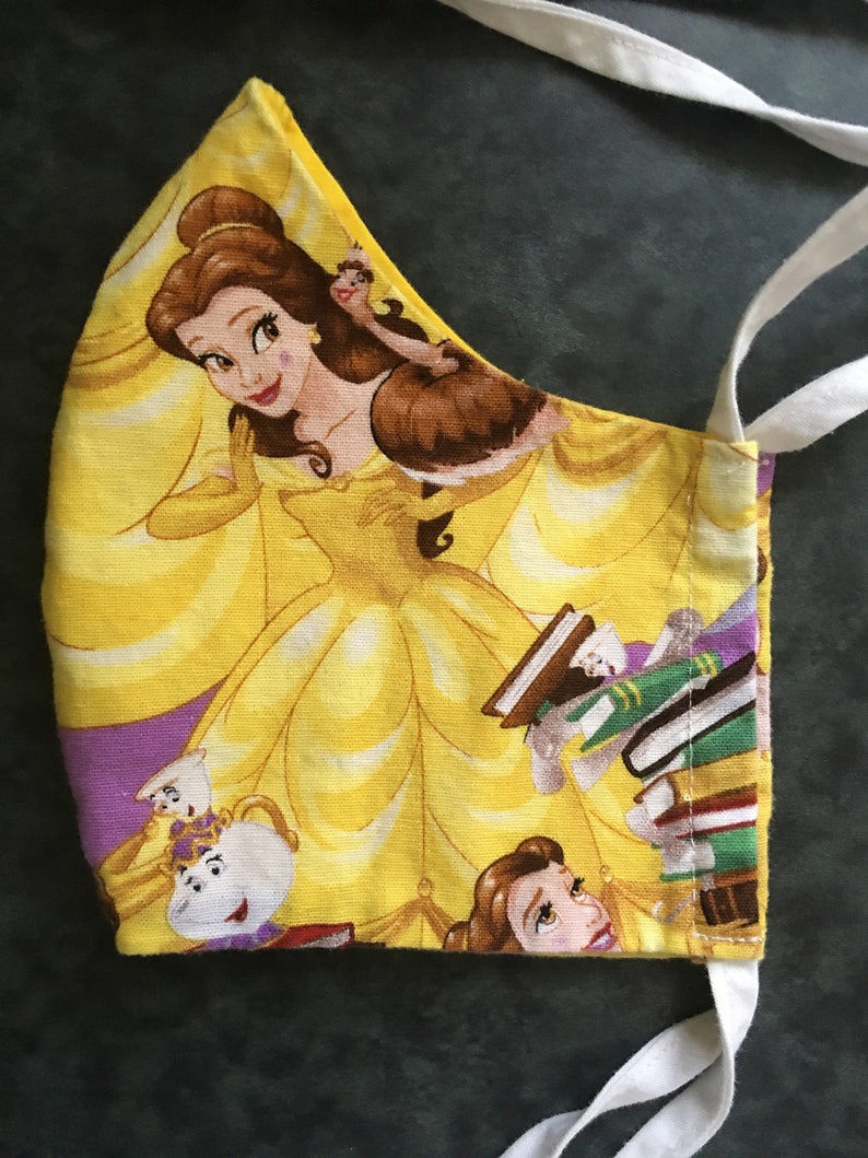 Beauty &amp; the Beast Face Mask Belle face mask Belle mask | Etsy