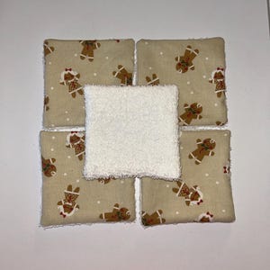 Reusable face pads, reusable face wipes, face pads, face wipes, makeup remover pads, reusable makeup pads, stocking stuffer, cute face wipe