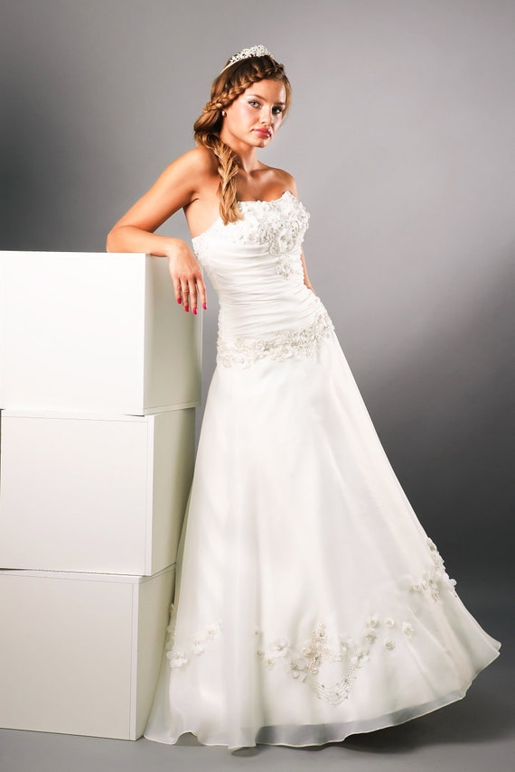 Wedding Dress In White Chocolate Exclusive Dress M Size Etsy