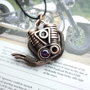 Engine pendant - v twin