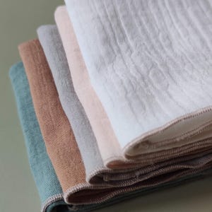 Oeko Tex double cotton gauze handkerchiefs