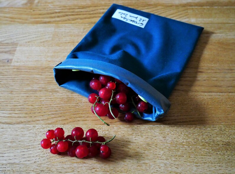 Washable and Reusable Fabric Freezer Bag Food Storage Bag and Etsy