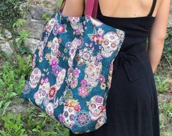 Bolsa grande de calavera mexicana (Calaveras)