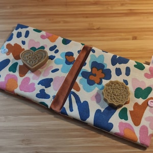 Pochette à savon double compartiment pour plusieurs cosmétiques solides