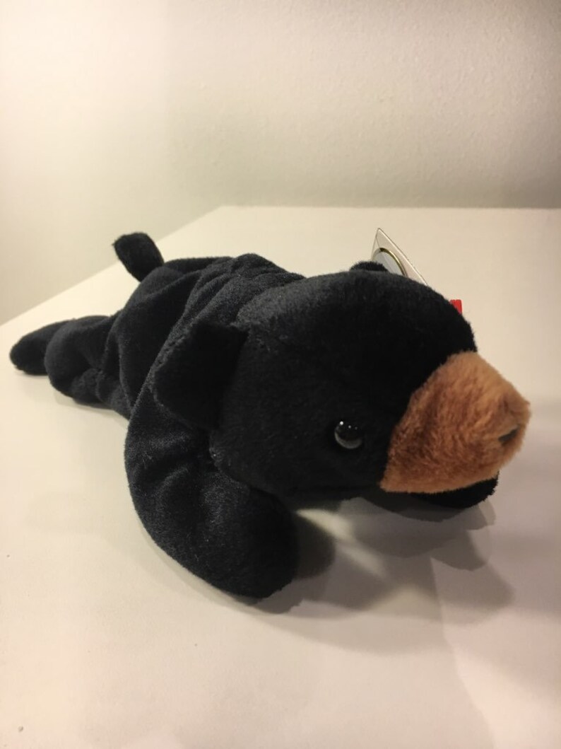blackie the black bear beanie baby