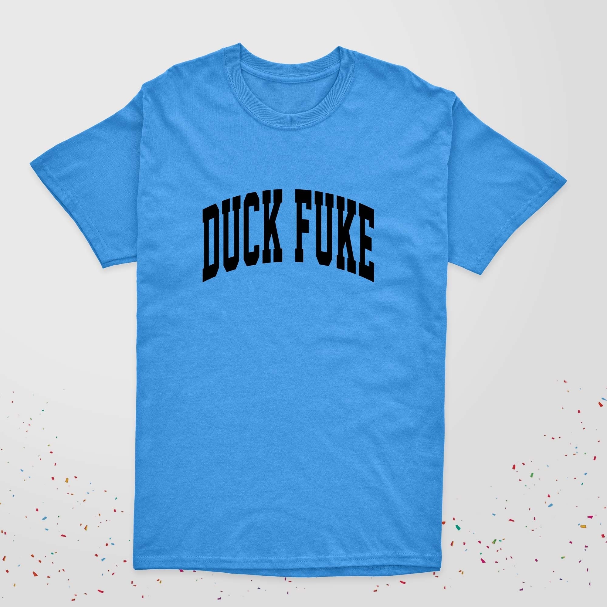 The merch Classic Carolina UNC - Duck Fuke T-Shirt Carolina Blue / 2XL