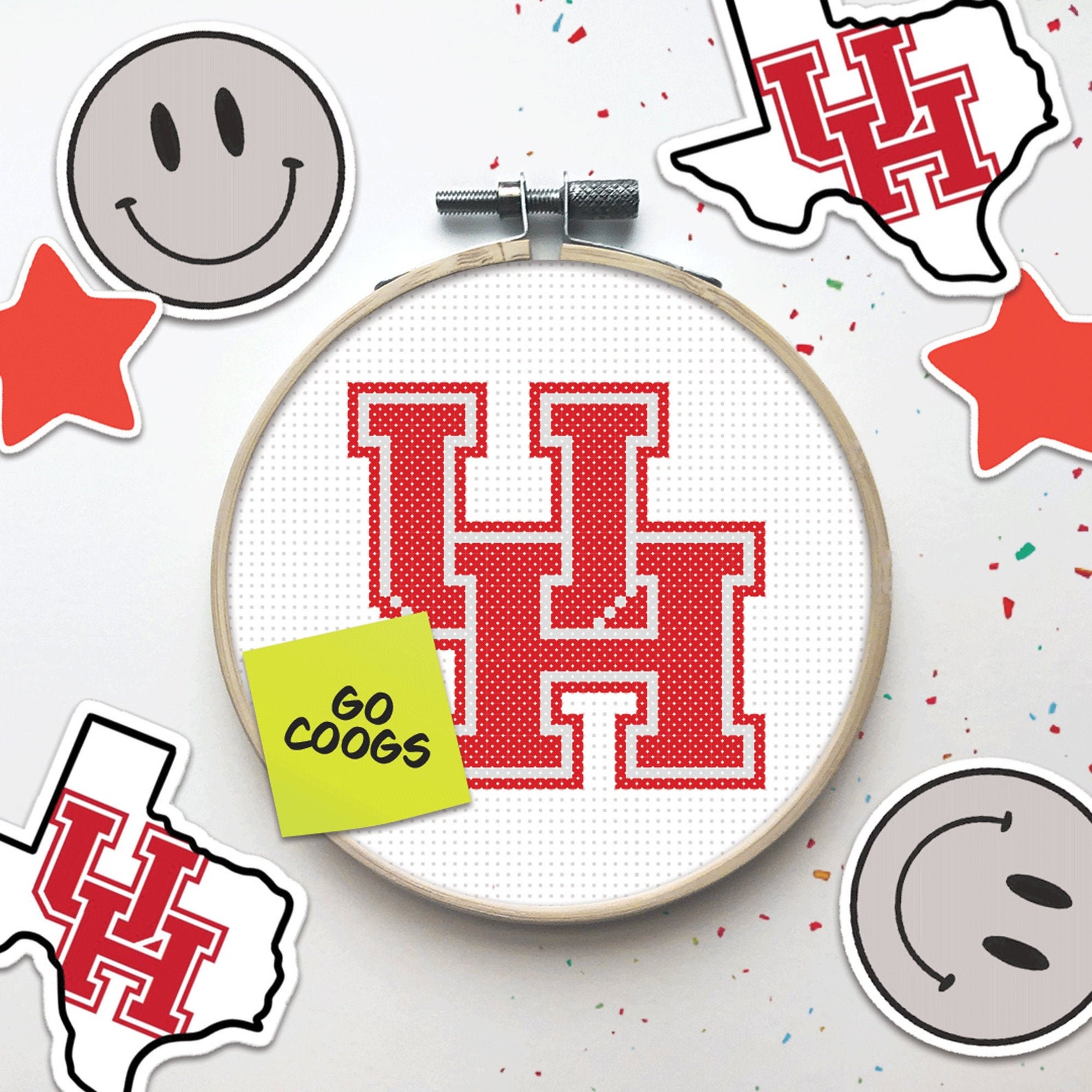 University of Houston Cross Stitch Pattern Etsy