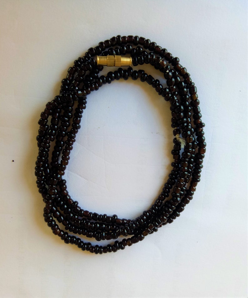 Black Waist Beads African Waist Beads Belly Chain Belly | Etsy