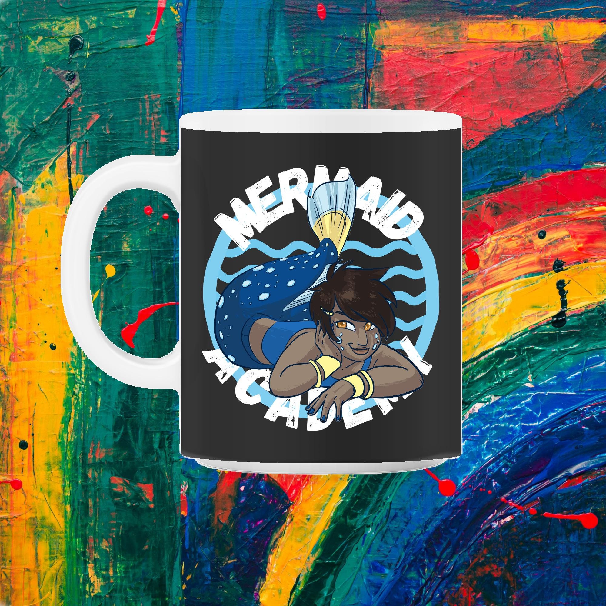 Mermaid Academy Black Mermaid Cadeau Parfait Pour Les Amateurs de Sirènes et La Représentation Est I