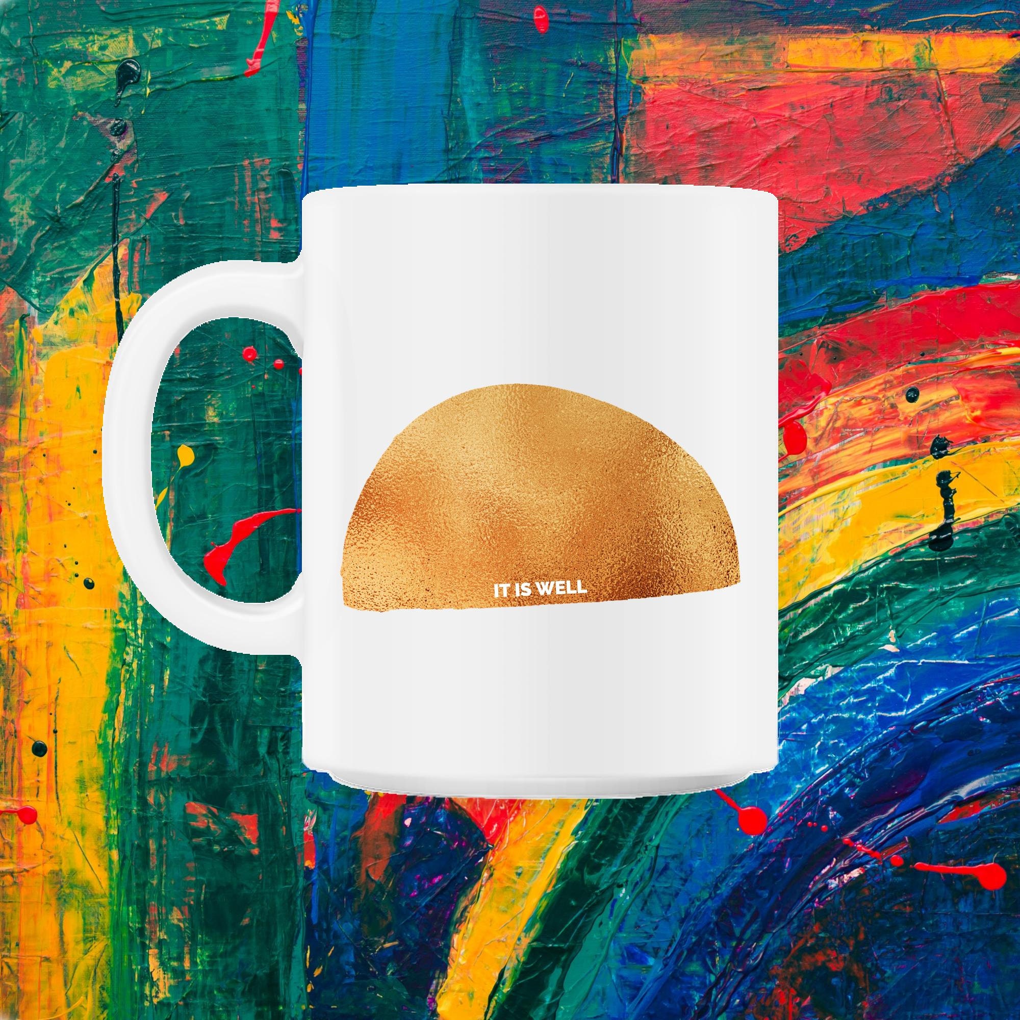 C'est Bien Développement Personnel Mignon Golden Inspiration Citation 11Oz Mug