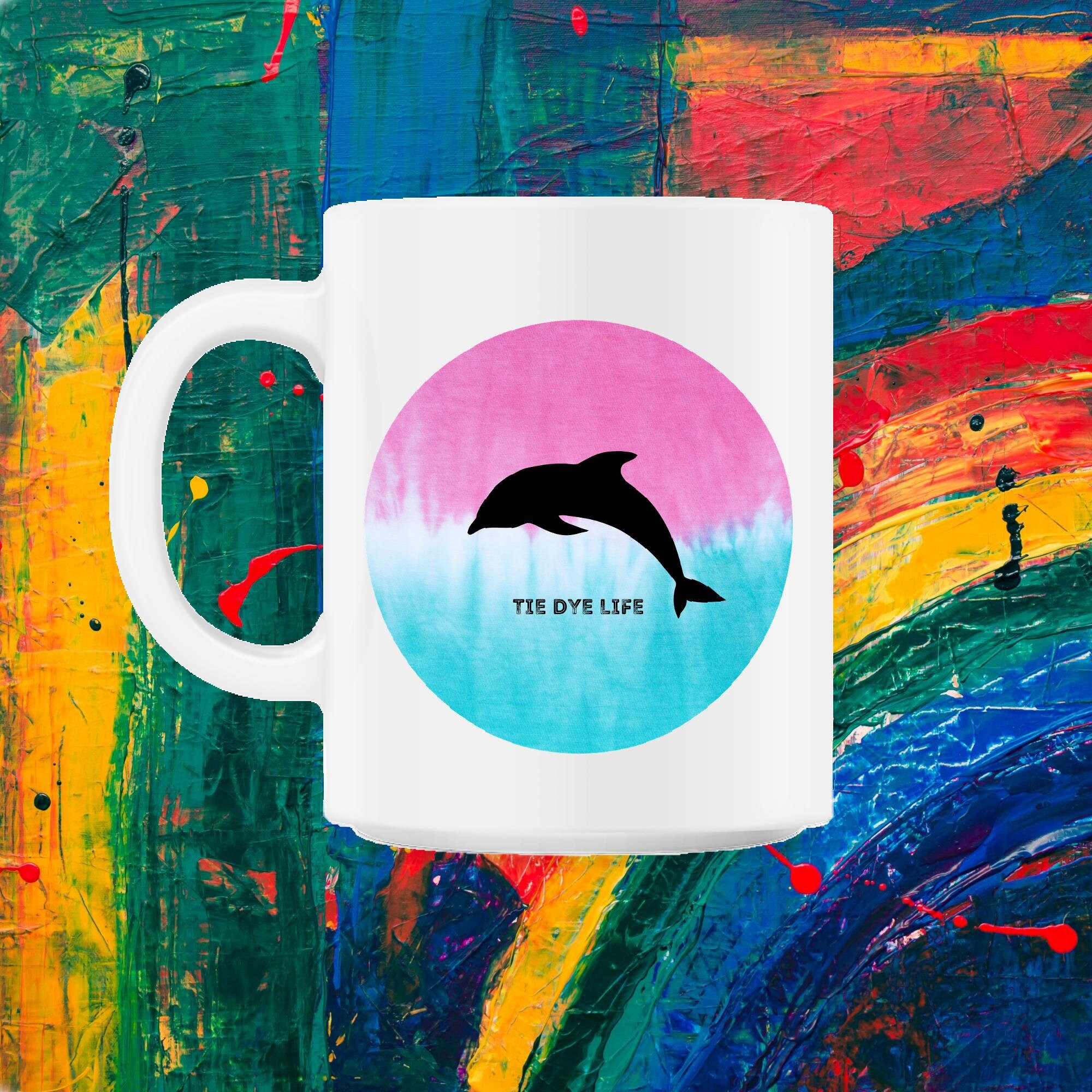 Dolphin Tie Dye Life 11Oz Mug