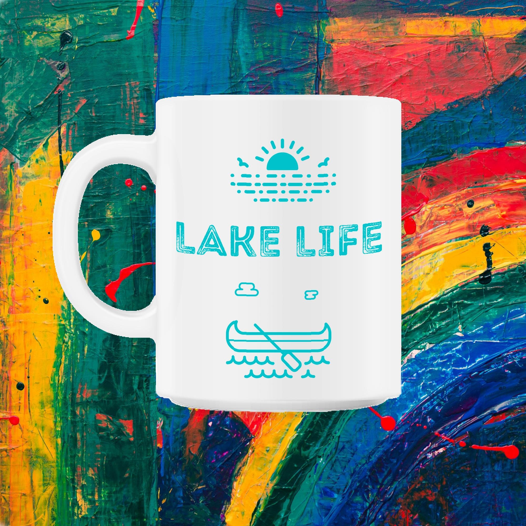 Lake Life Cute Outdoors Design Pour Les Amoureux Du Lac 11Oz Mug