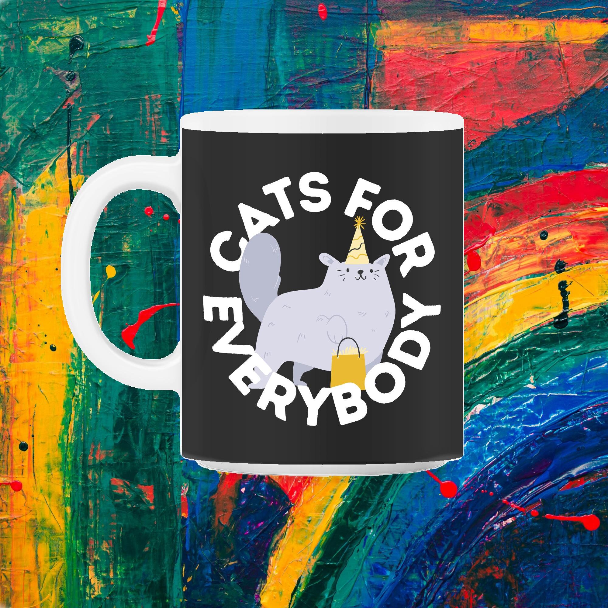 Chats Pour Tout Le Monde Chat Festif Portant Des Cadeaux Cadeau de Noël Amusant Les Propriétaires Ch