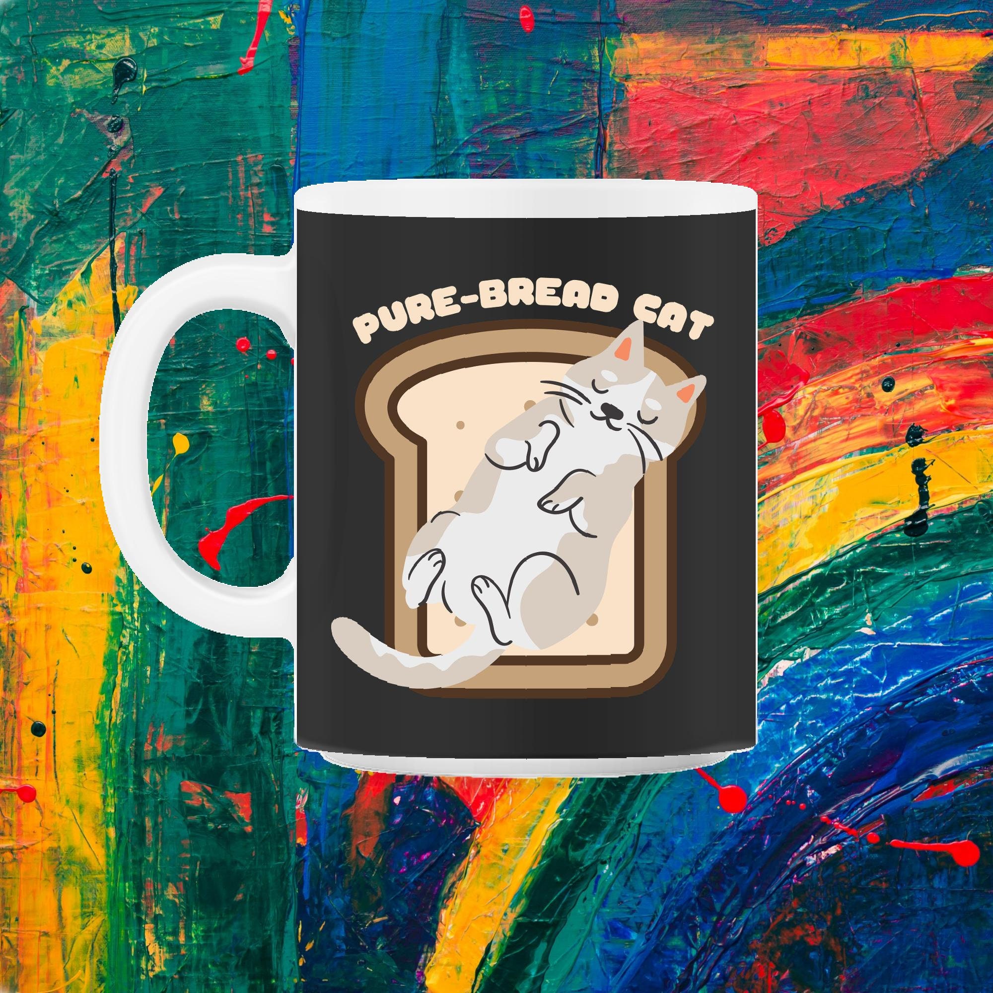 Pure-Bread Cat Purebred Feline Cadeau Parfait Pour Les Propriétaires de Chats et Amoureux Des Chat s