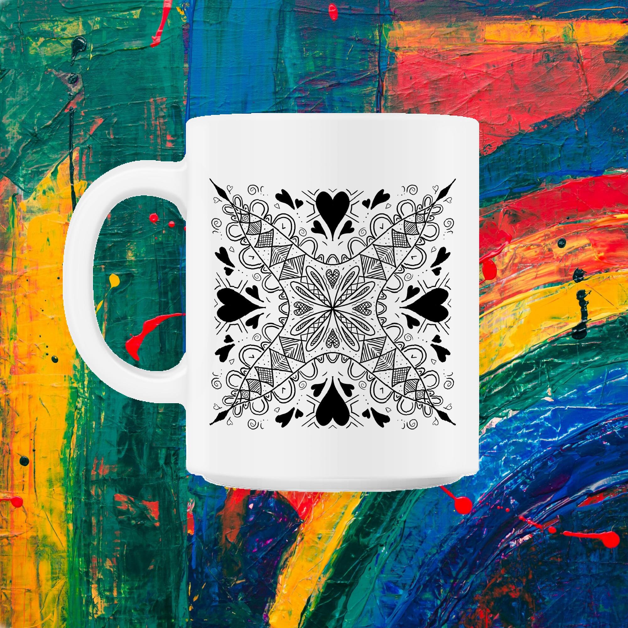 Hearts Mandala 11Oz Mug