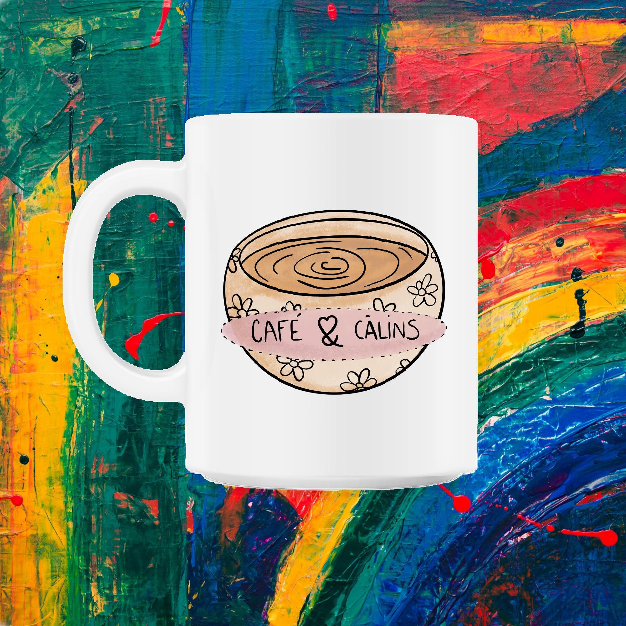 Café et Chill Dates de Café Mignonnes Avoir Une Tasse Le Matin avec Des Câlins Cadeau Parfait Pour L